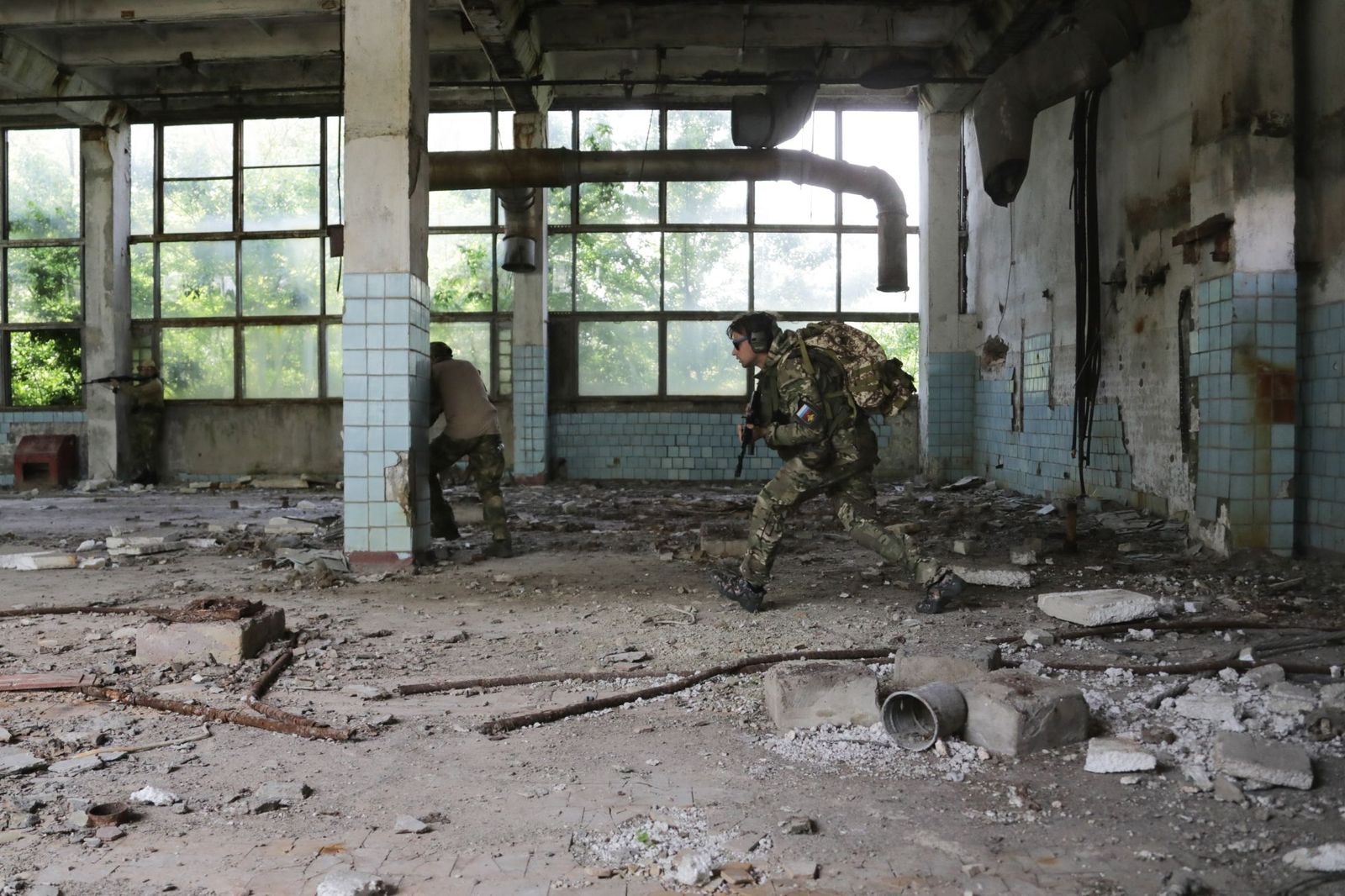 Подготовка добровольцев теробороны в Белгородской области. 4 июня / Meduza