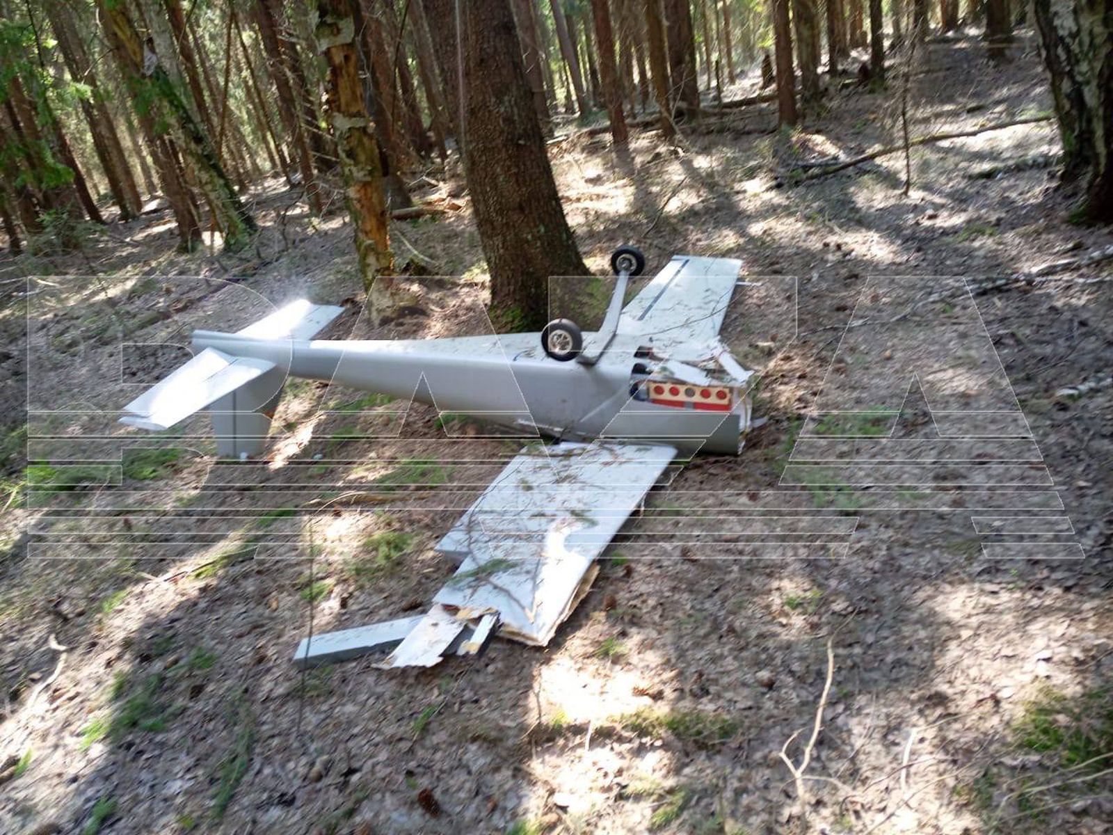 В Подмосковье около Ногинска упал беспилотник с 17 кг взрывчатки. 24 апреля / BAZA 