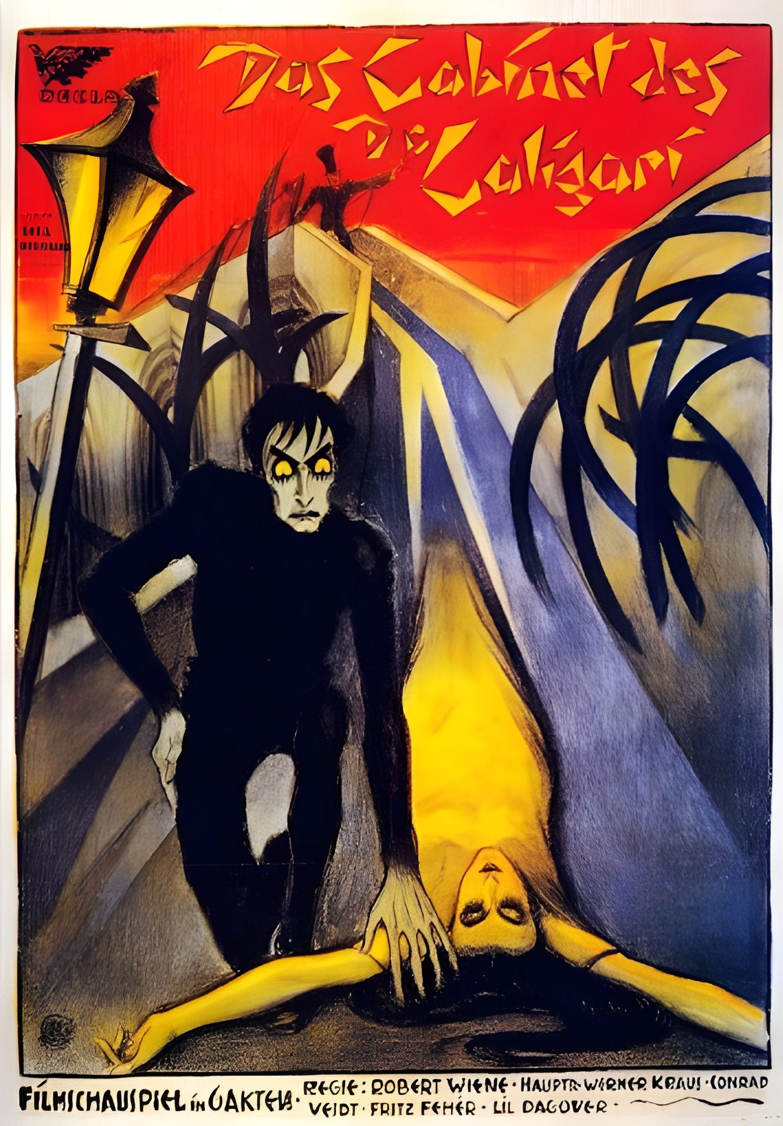 Постер к фильму «Кабинет доктора Калигари» / «Das Cabinet des Dr. Caligari» (1920)