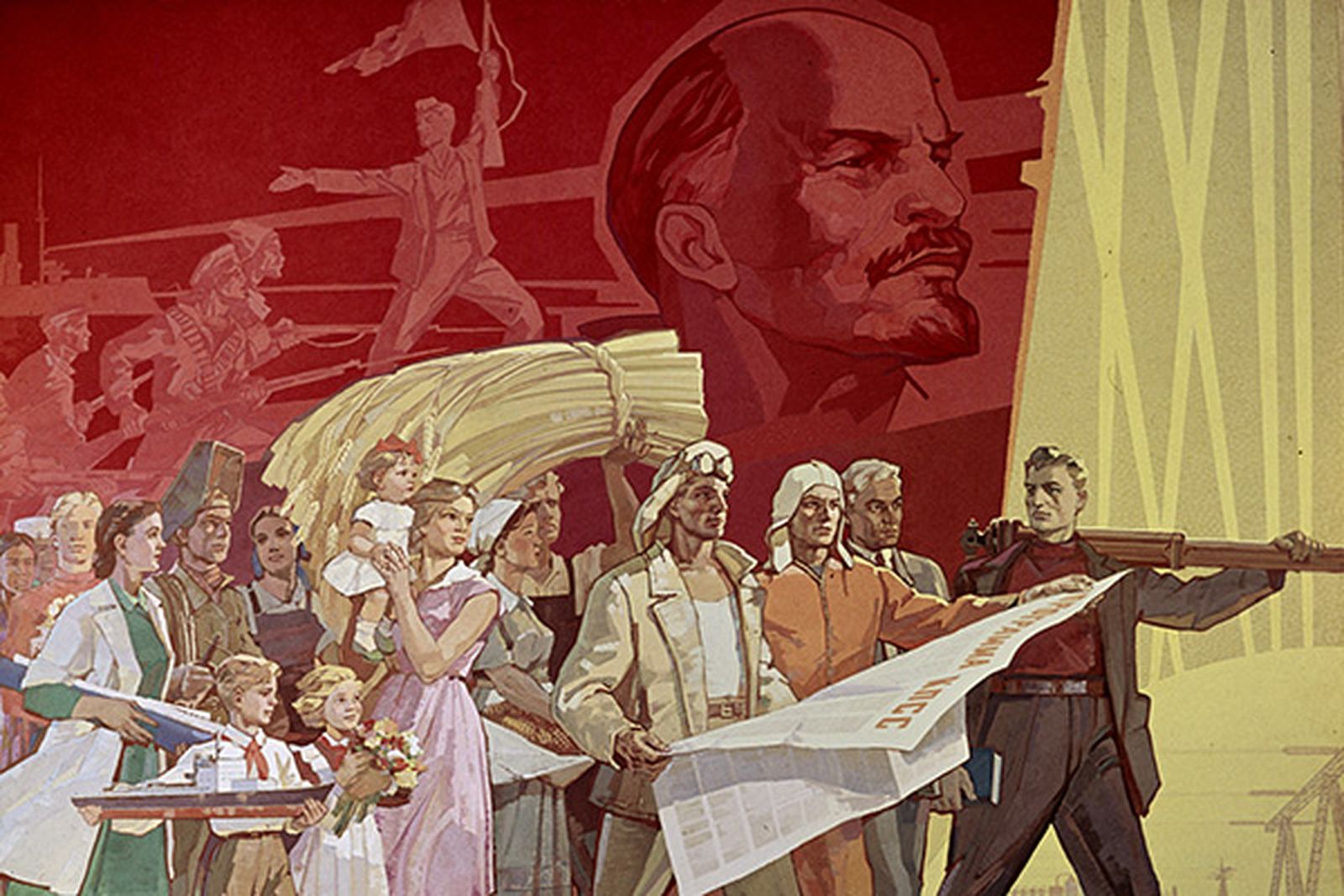 Советский период. Коммунистические плакаты. Строители коммунизма. Коммунистическое общество. Соцреализм плакаты.