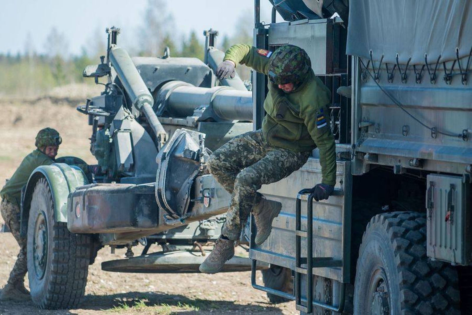 Украинские артиллеристы проходят обучение в Эстонии. 18 сентября / Генштаб ВСУ  / Страна.ua