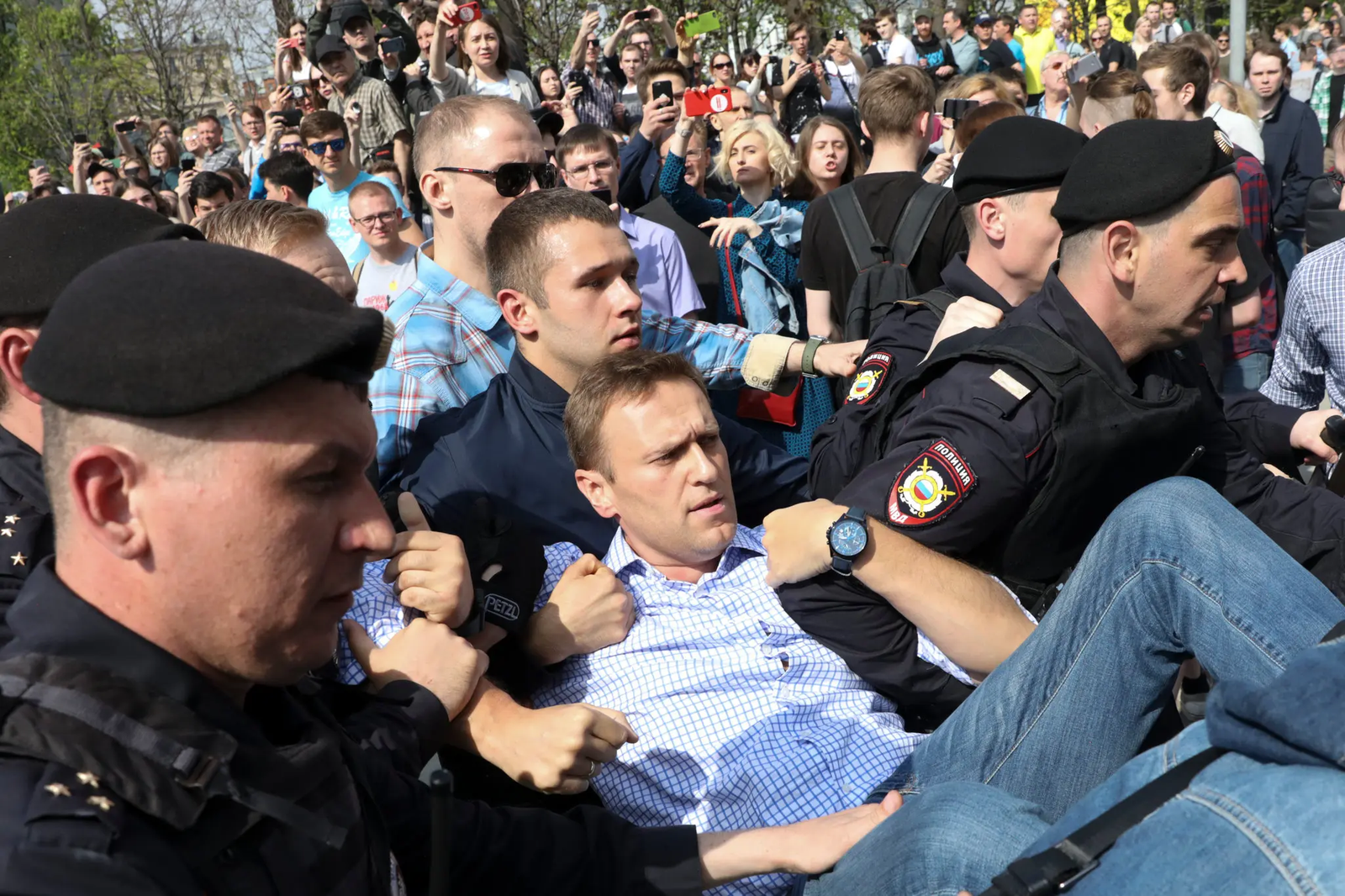 В мае 2018 года в центре Москвы прошла акция Алексея Навального «Он нам не царь», приуроченная к инаугурации Владимира Путина на четвертый срок в качестве президента. Акция стала протестом против очередного президентского срока Путина, а также против