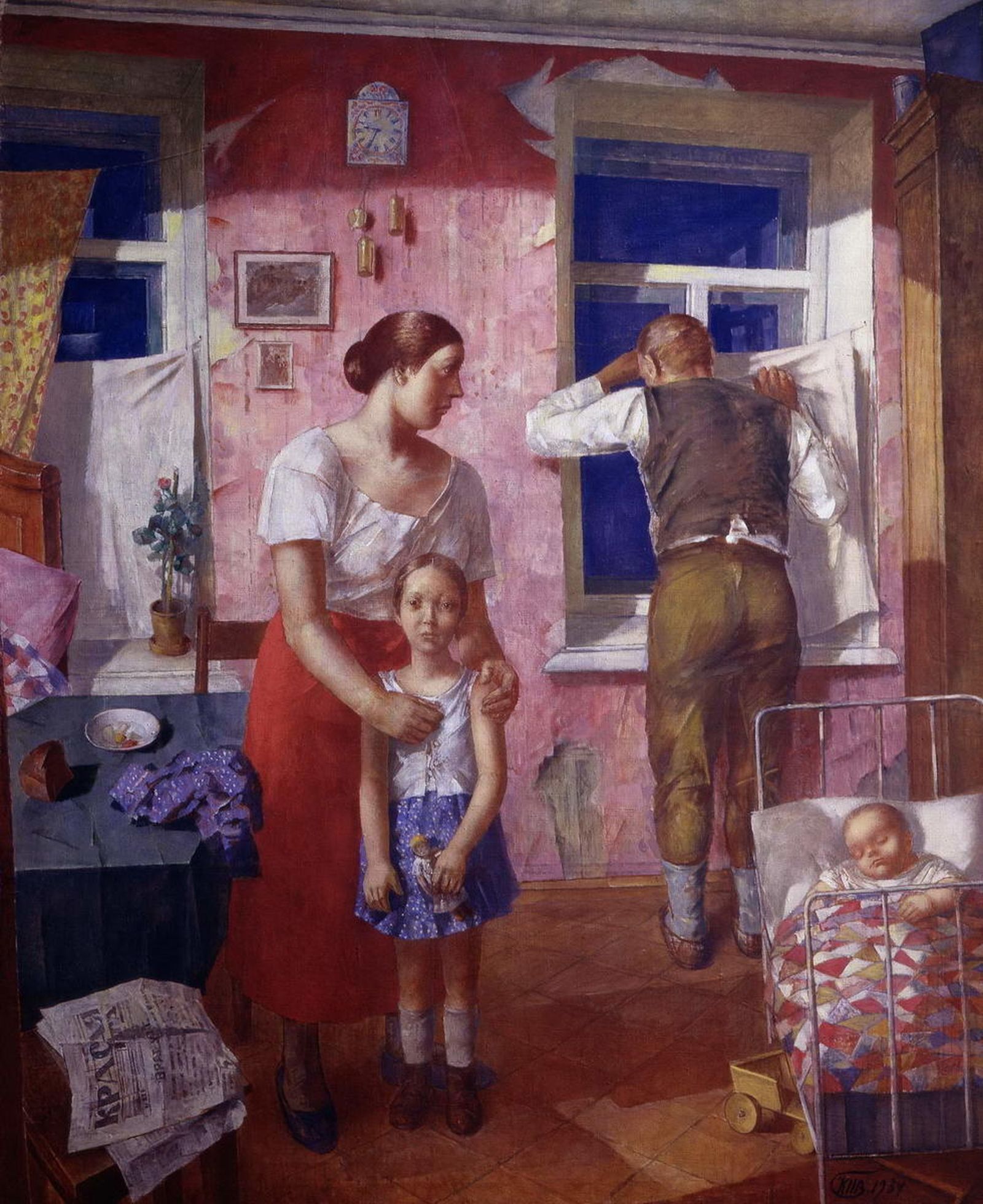 «Тревога» К. Петров-Водкин / wikiart.org «Тревога» К. Петров-Водкин / wikiart.org