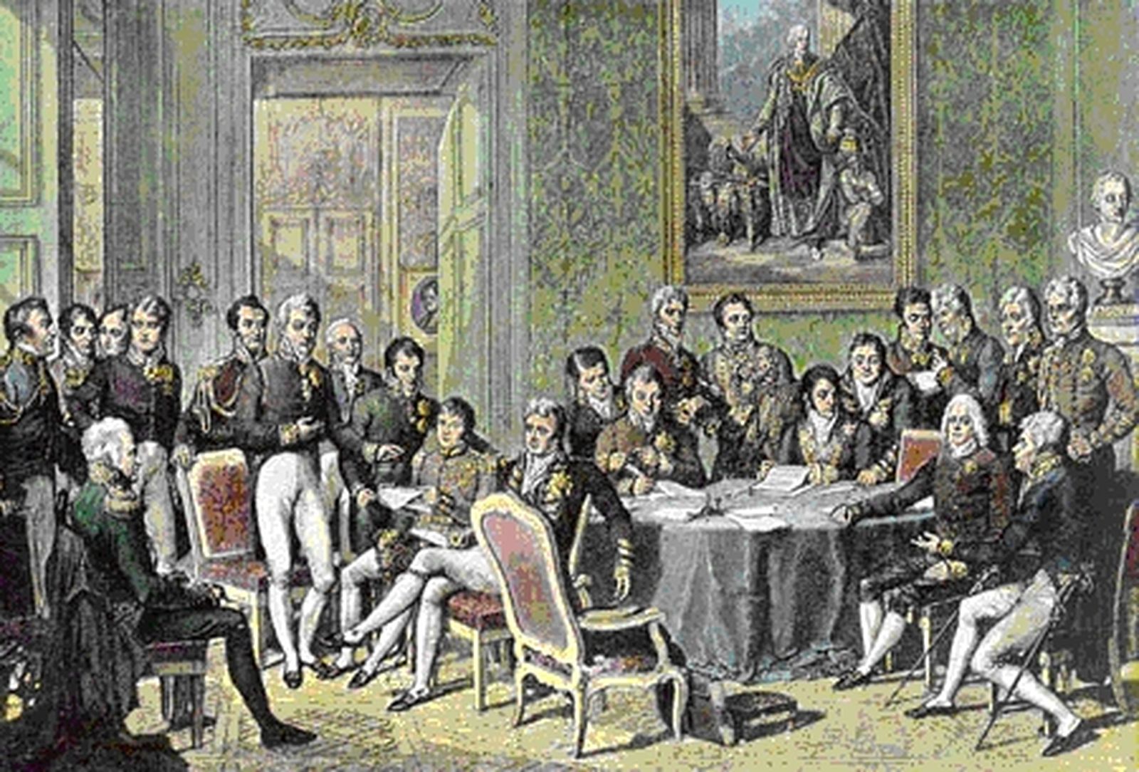 Жан-Батист Изабе «Венский конгресс», 1814. Жан-Батист Изабе «Венский конгресс», 1814.