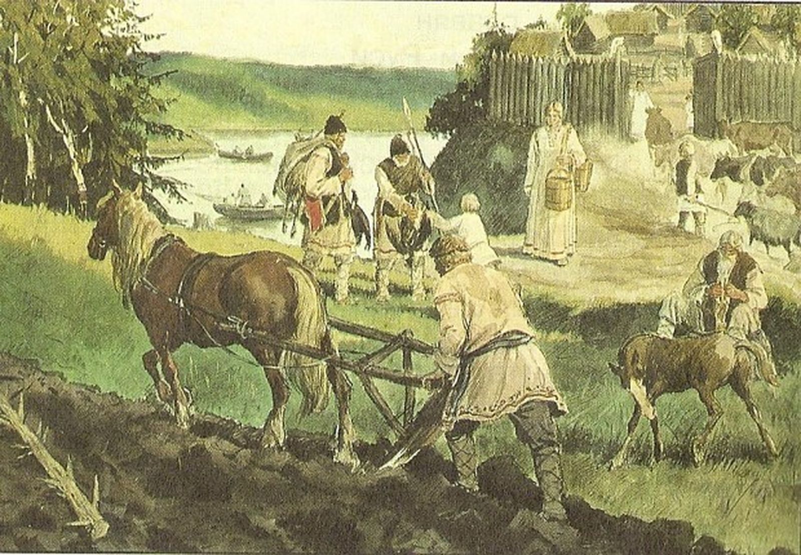 Древняя Русь славяне земледелие