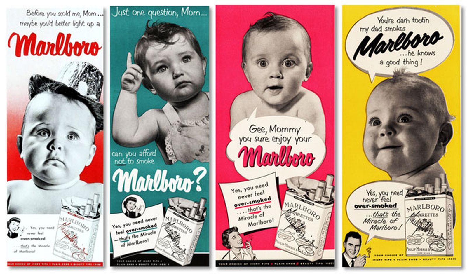 Младенец рекламирует Мальборо для мам / Vintage Advertising / Colleen Lane Младенец рекламирует Мальборо для мам / Vintage Advertising / Colleen Lane