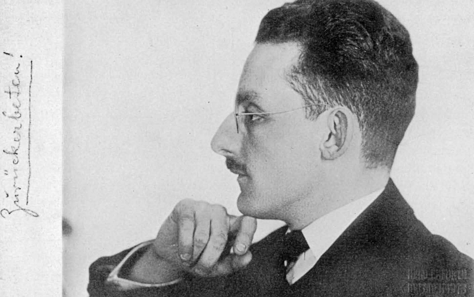 Макс Брод, друг и душеприказчик Кафки, 1918 г.