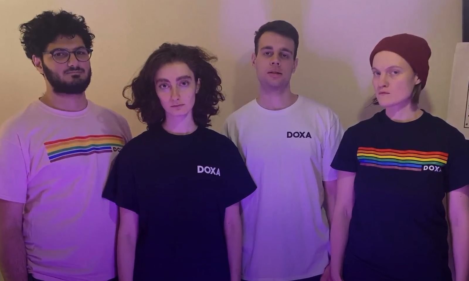Редакторы журнала DOXA Армен Арамян, Алла Гутникова, Владимир Метелкин и Наташа Тышкевич / Фото: DOXA / Власть против молодости: что происходит со студенческим журналом DOXA — Discours.io