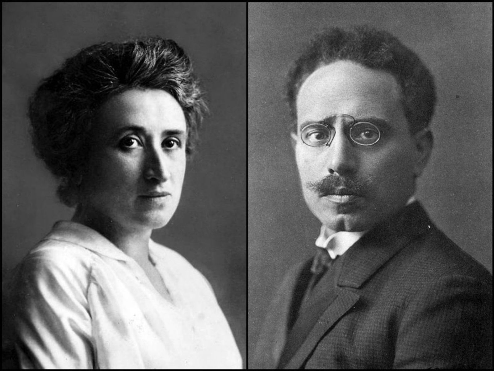 Роза Люксембург и Карл Либкнехт