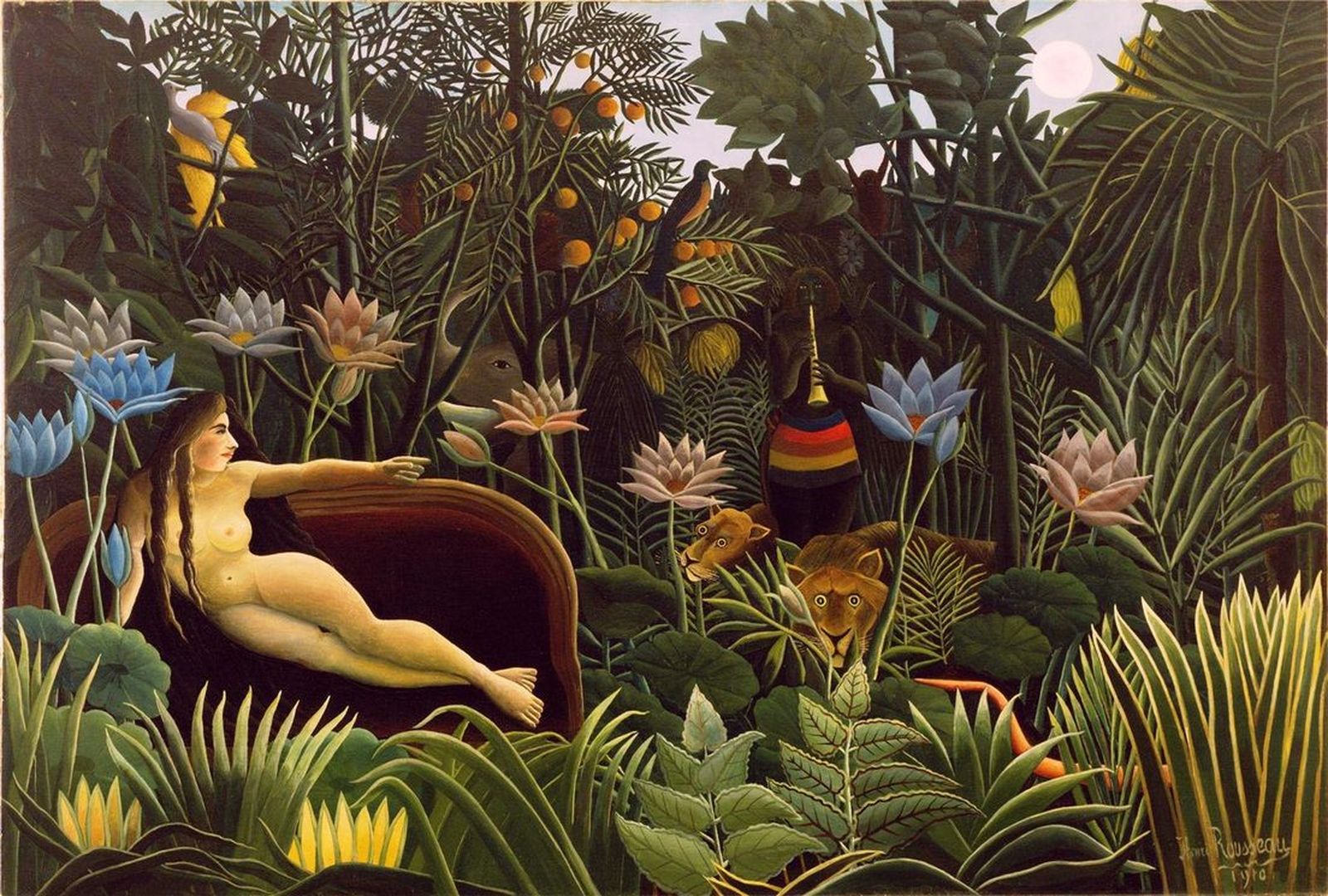 «Сон» Анри Руссо (1910) / Философия до логоса: Гастон Башляр о том, как говорит воображение — Discours.io