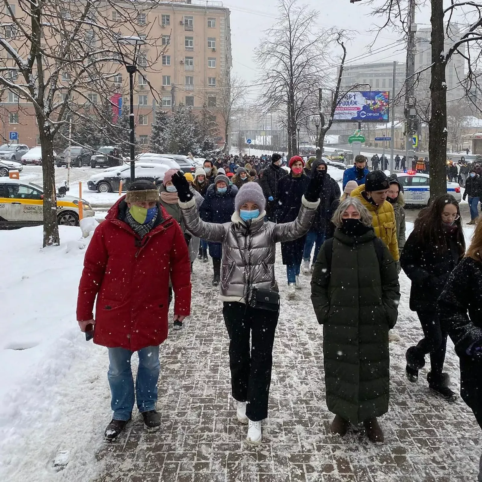 Одной из задержанных была и Юлия Навальная. / Instagram Юлии Навальной