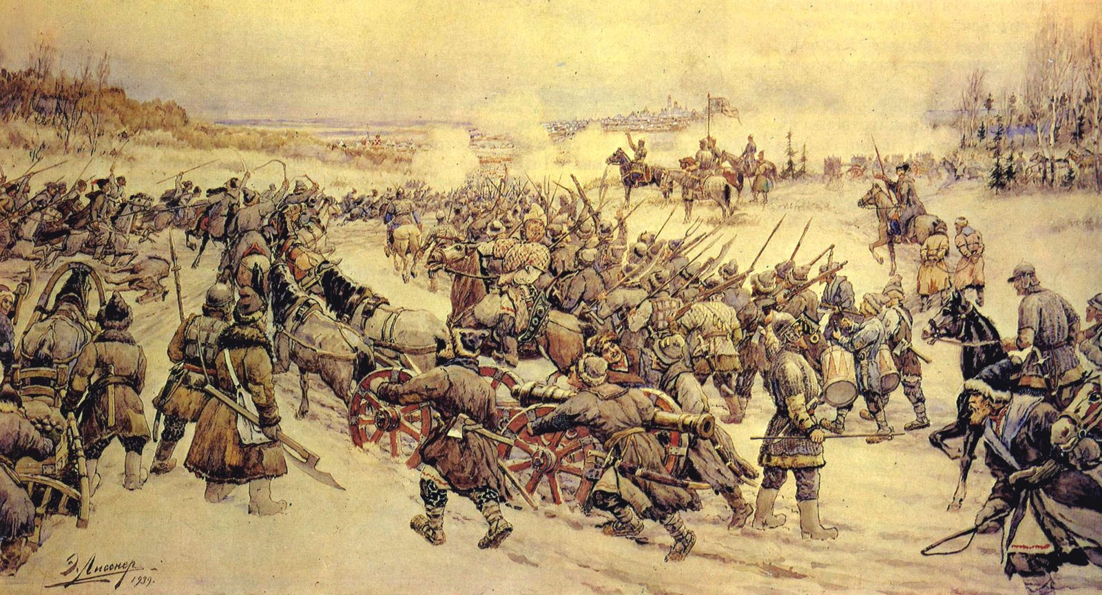 Восстание Болотникова / Эрнест Лисснер, 1939 / Русь на грани срыва: как передел власти замаскировали под крестьянское «восстание Болотникова» — Discours.io