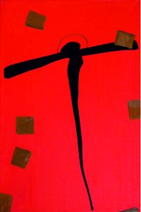 Фигура тишины, Красное распятие, 2013 — миниатюра