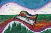Музыкальные картинки, Пианино на волне / Piano sur la vague — миниатюра Музыкальные картинки, Пианино на волне / Piano sur la vague — миниатюра