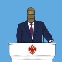 Если бы новости были картинками: новый логотип Госуслуг, запрещенные имена Путина и ассорти конфет Кровавый октябрь, РФ не выходит из ума, а именно приостанавливает его участие — миниатюра