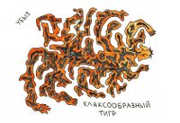 Тигровник, Кляксообразный тигр — миниатюра