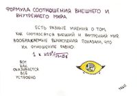 Нарисованные размышления, Формула соотношения внешнего и внутреннего мира — миниатюра