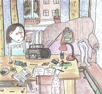 Екины рисунки, В ожидании любимой песни — миниатюра