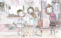 Екины рисунки, На танцы — миниатюра