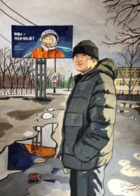 От вещевого рынка до «Алкополиса» — путешествие по российской глубинке, С Днем космонавтики — миниатюра