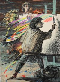 «Есть закон в Стране лжецов: кто не врёт, тот нездоров». Коллекция иллюстраций к знаменитой сказке Джанни Родари,  — миниатюра