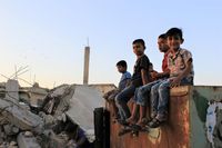 Дети революции. Фоторепортаж из Сирийского Курдистана, Дети Кобани — миниатюра