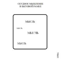 Формы мышления, Скудное мышление в бытовой рамке — миниатюра