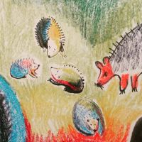 Ежиклопедия, Ежи играют в Райском саду — миниатюра