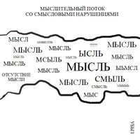 Формы мышления, Мыслительный поток со смысловыми нарушениями — миниатюра
