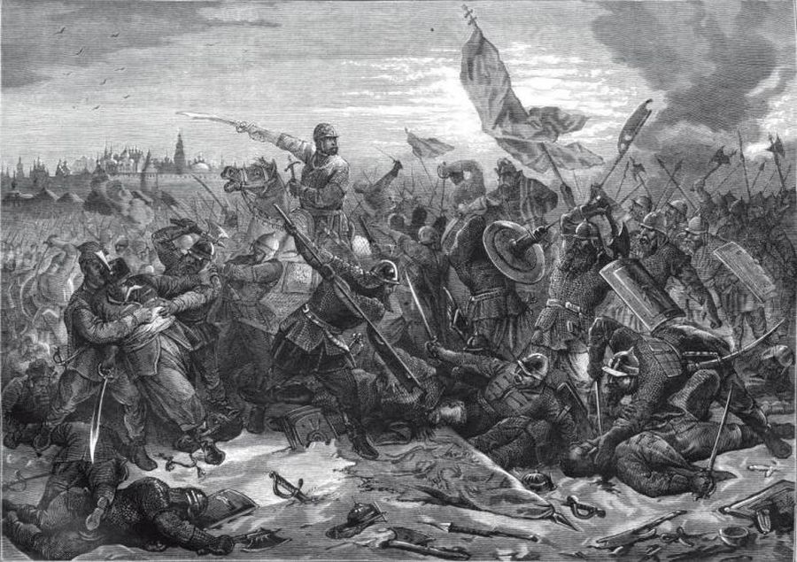 Битва князя Пожарского с гетманом Ходкевичем под Москвой / Wikimedia Commons Битва князя Пожарского с гетманом Ходкевичем под Москвой / Wikimedia Commons