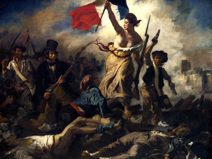«Свобода, ведущая народ», 1830 / Эжен Делакруа / Главные революции Европы: что они изменили в обществе и как влияют на поколения XXI века — Discours.io