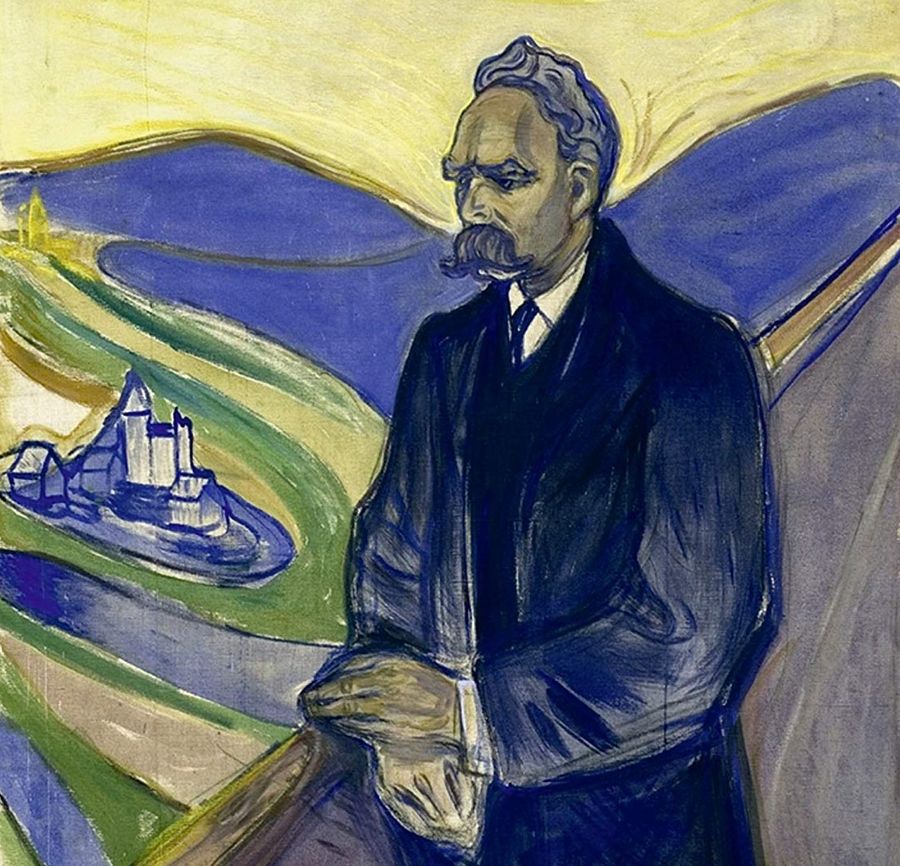 Картина Эдварда Мунка «Фридрих Ницше», 1906 / Ницше: биография его мысли — Discours.io