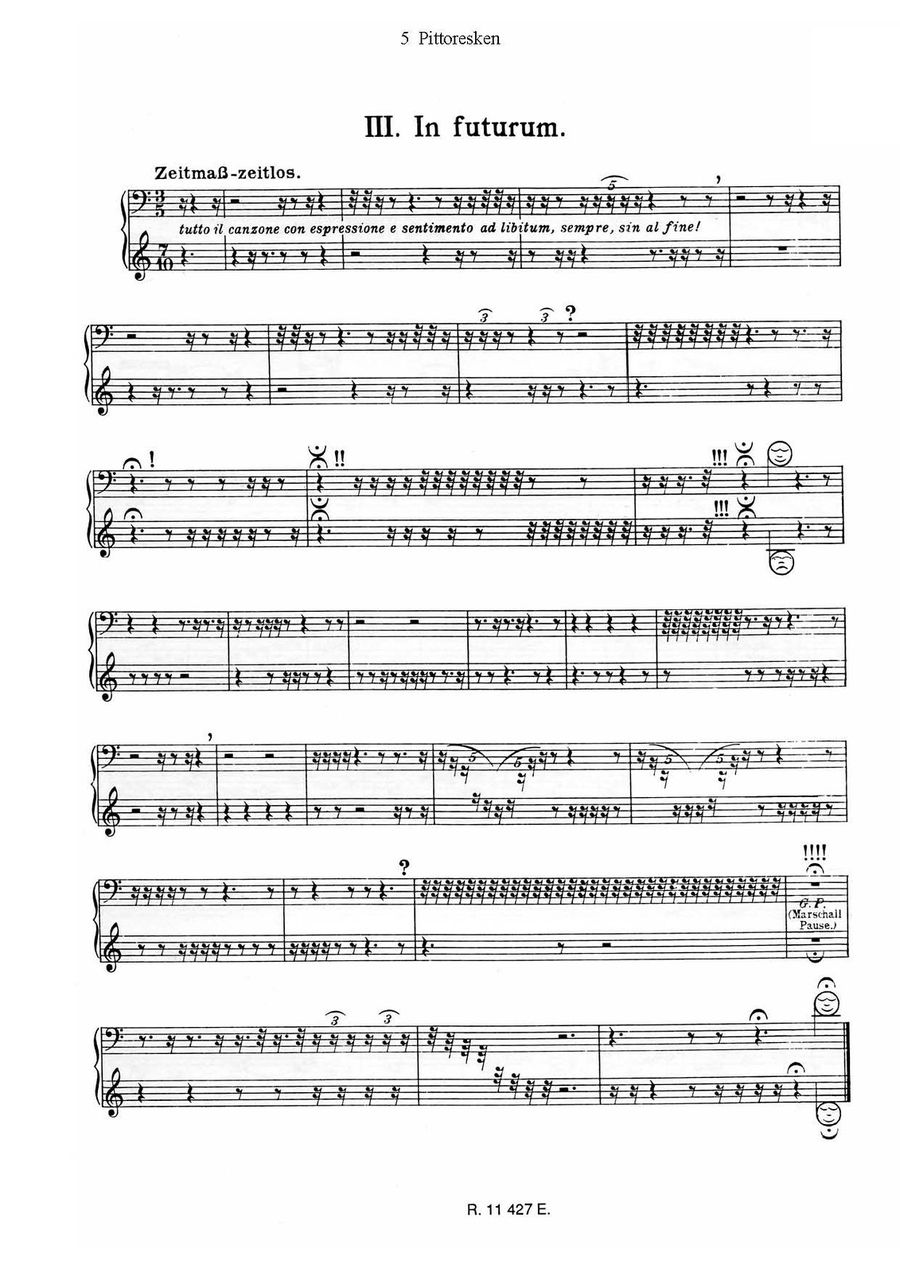 Эрвин Шульгоф. In Futurum (1919) Эрвин Шульгоф. In Futurum (1919)