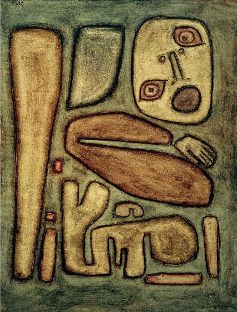 Paul Klee — Outburst of Fear (1939) Paul Klee — Outburst of Fear (1939)