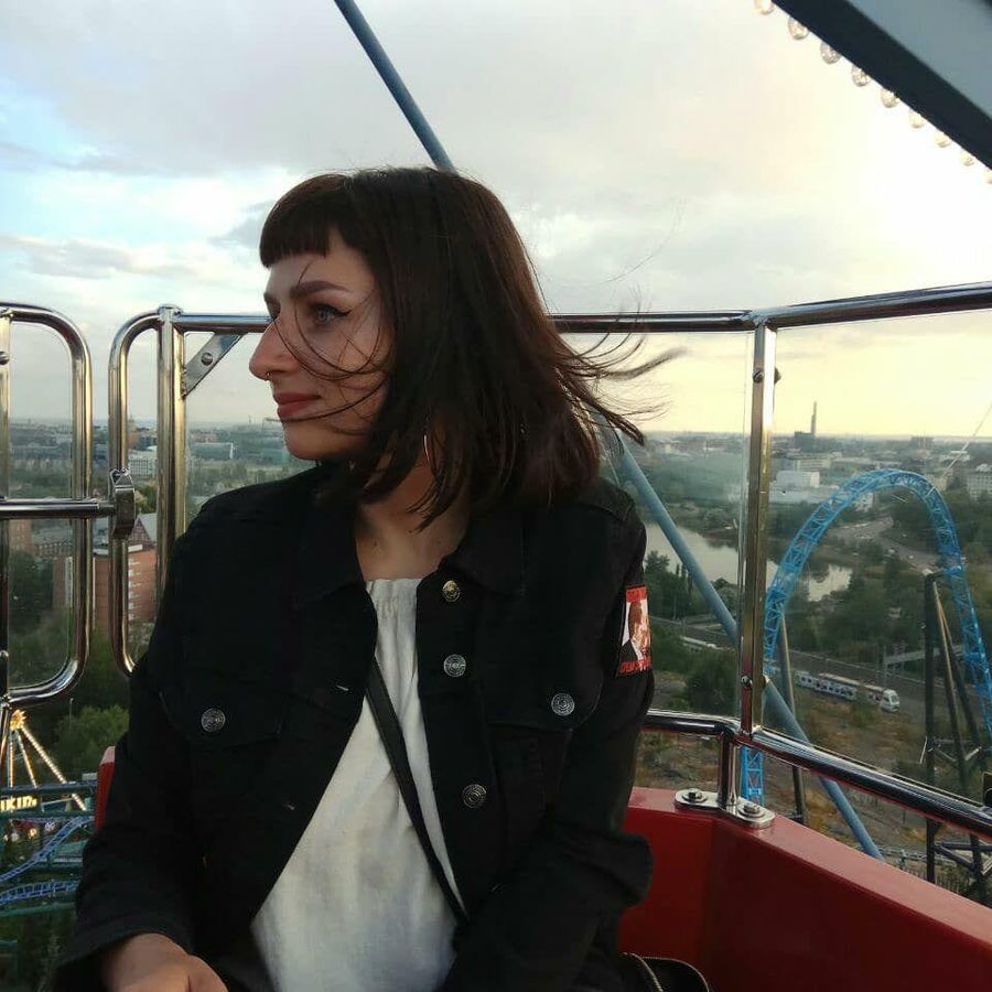 Александра Аксенова в Хельсинки после отъезда из России, 2019. Фото: страница А. Аксеновой в Facebook Александра Аксенова в Хельсинки после отъезда из России, 2019. Фото: страница А. Аксеновой в Facebook