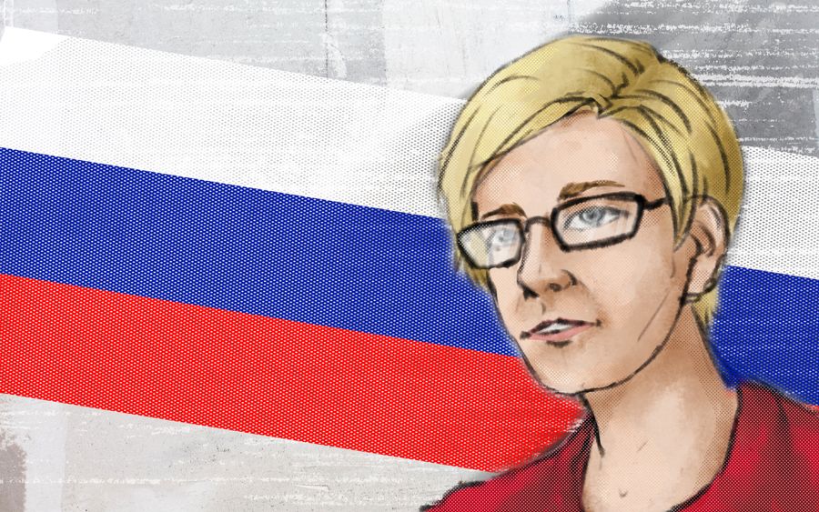 «Очень тяжело говорить нейтрально. Когда ты не клеймишь никого: ни Путина, ни другую сторону, тебя сразу начинают ругать, говорить, что ты продался, и ты обеим сторонам вообще не мил» / Иллюстрации: Александра Худякова / «Родная страна — не всегда место, где тебе хорошо». Марина Литвинович о том, как жить и работать, оставаясь в России — Discours.io