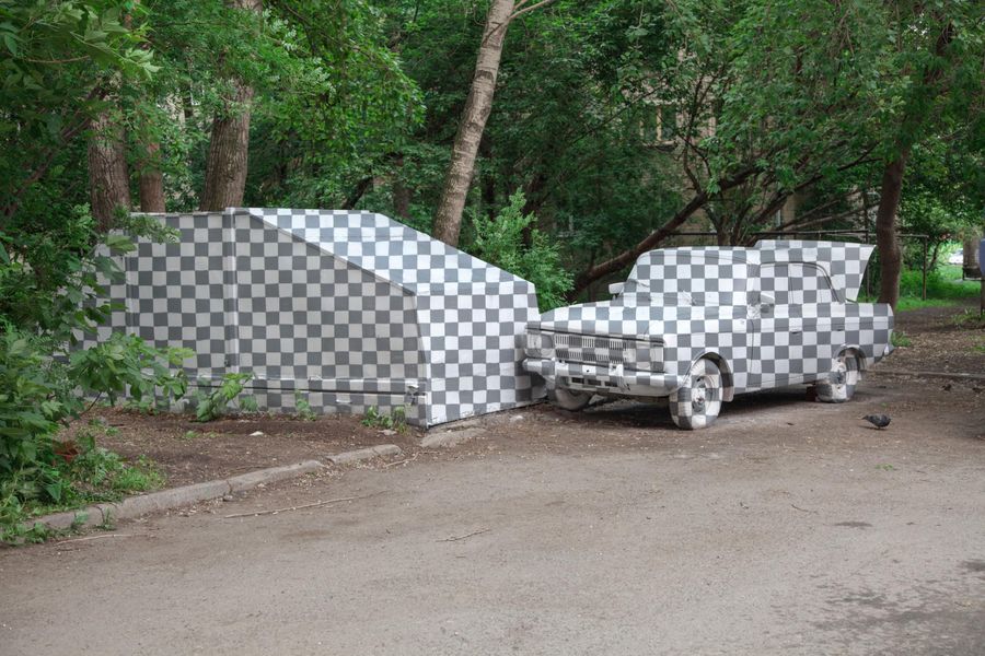 Вырезанная машина: зачем мы это сделали / города, стрит-арт, современное искусство, граффити — Discours.io
