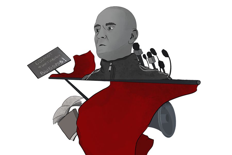 Иллюстрации к интервью с Сергеем Удальцовым нарисовал Артем Беляев / Почему провалилась революция на Болотной? Лидер протестов Сергей Удальцов о закулисной политике и деградации власти — Discours.io