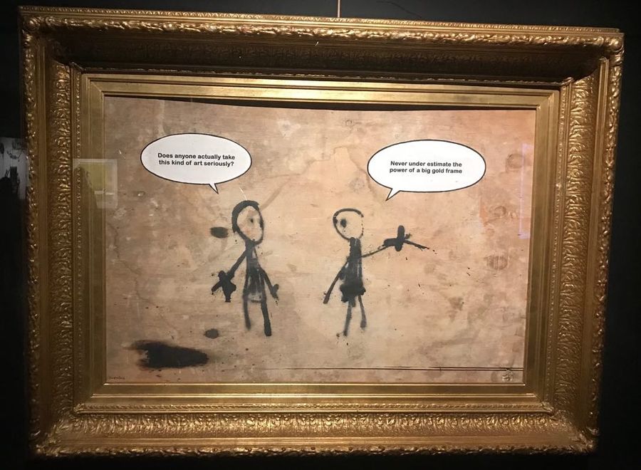 Это искусство или нет? Репортаж о выставке Бэнкси Это искусство или нет? Репортаж о выставке Бэнкси