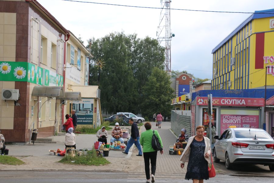 В центр города Ковылкино, Мордовия.