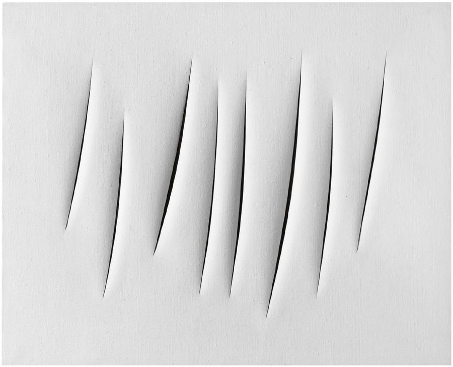 Лучо Фонтана «Пространственная концепция», 1965 / Художник, который дырявил свои холсты. Искусство Лучо Фонтаны как экзистенциальный поиск — Discours.io