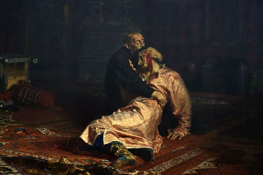 И. Е. Репин «Иван Грозный и сын его Иван 16 ноября 1581 года», 1885