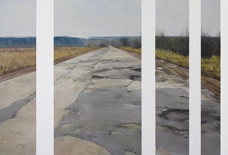 Егор Плотников «За далью даль», 2019. Холст, масло