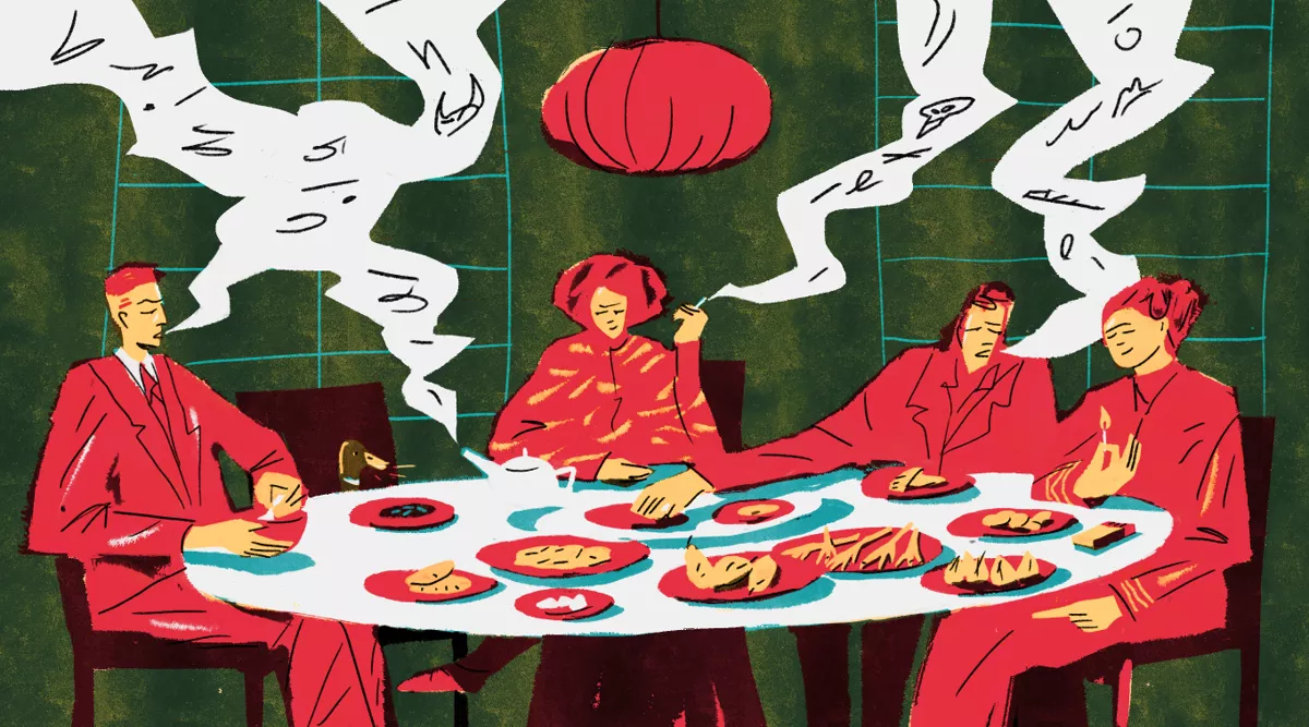 В своей основе китайские маты имеют много общего с матами всех языков мира, но есть и свои особенности, связанные с культурой страны / Иллюстрация: <a href="https://www.instagram.com/_danielsolovev_/">Даниил Соловьев</a>