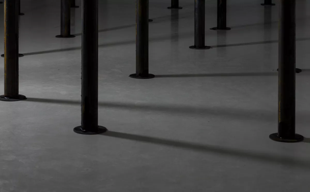 Фрагмент экспозиции Александры Гарт «Лес паутины», 2022 / Предоставлено галереей современного искусства Anna Nova. Автор фото: Алексей Боголепов