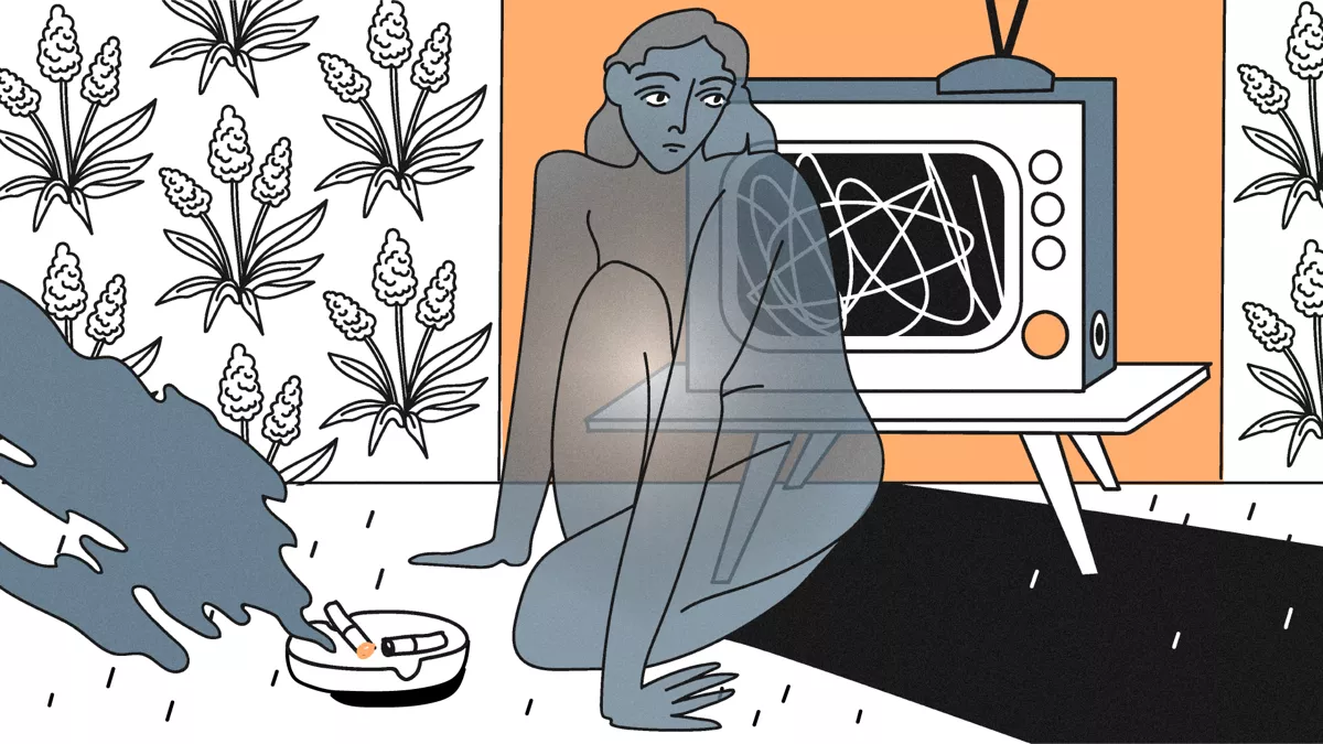 Мне не нарисовать Инну сегодня. Мне не нарисовать Инну больше никогда, она исчезает, она исчезнет. / Иллюстрации: <a href="https://instagram.com/natkacheva?igshid=MzRlODBiNWFlZA==/">Настя Ткачева</a>