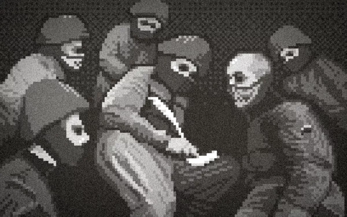 Антология военной поэзии 2014–2022 гг. «Воскресшие на Третьей мировой» отражает ситуацию и в культуре, и в политической жизни современной России / Иллюстрация: <a href="https://www.behance.net/badfoxlab">Максим Сивоконь</a>