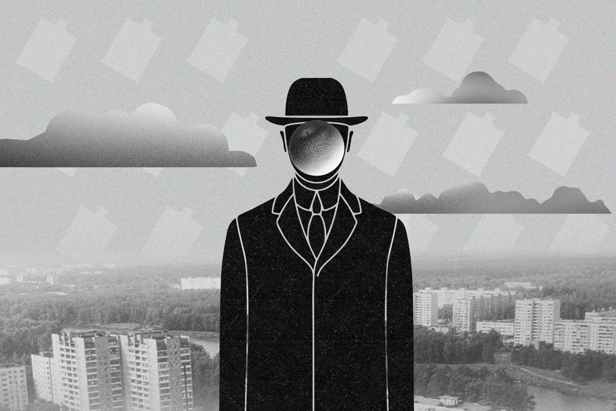 «Дед в целом был рисковым человеком. Это было во всем его виде. Я хорошо запомнил его постоянное огромное пальто. Модную, но строгую кепи. Его вельветовый пиджак. Вечно полную флягу с коньяком, источающим сильнейший запах корицы. Его высокий лоб, зеленые, полные удальства и хитроумия глаза. Запах мужского одеколона и вышеупомянутого коньяка». / Иллюстрации: <a href="https://behance.net/greymmm">гриша ямпольский</a>