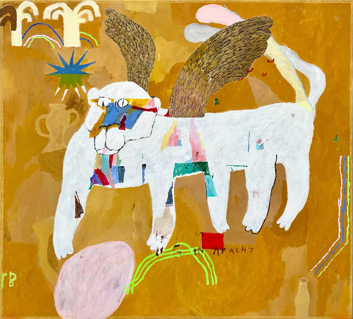 «Тропический примитивизм». Выставка ар-брют анимализма: крылатые гориллы, деловые дельфины и влюбленные обезьяны