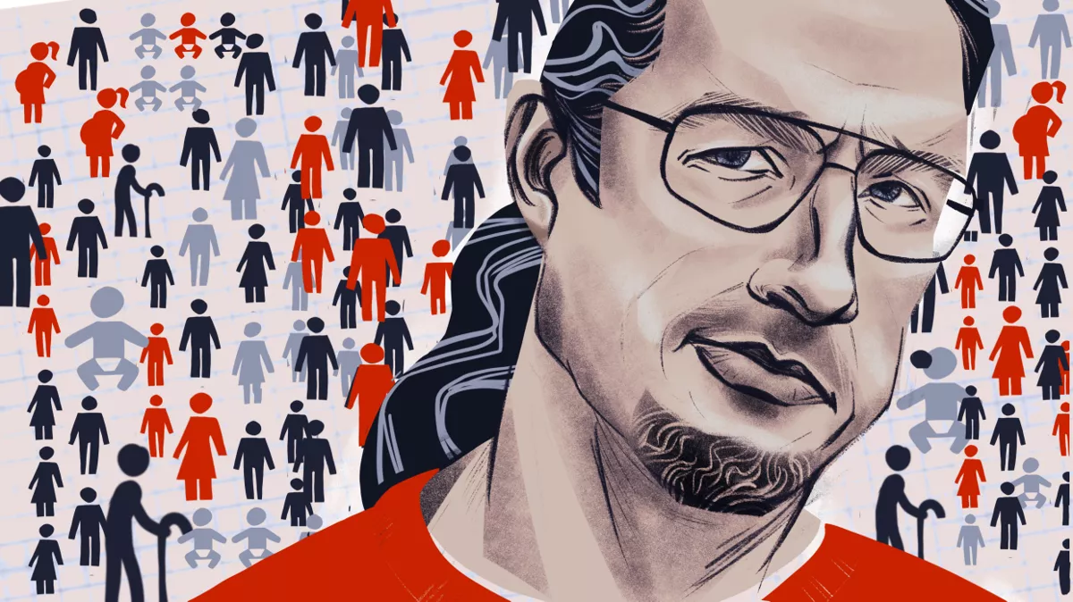 «Нам надели очки, в которых калейдоскоп — всё преломлено, искривлено, искажено и сам чёрт ногу сломит, попробуй разберись. Вот что произошло». / Иллюстрации: <a href="https://www.behance.net/julia_litvin" target="">Юлия Литвин</a>